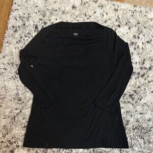 Black Long Sleeve Top